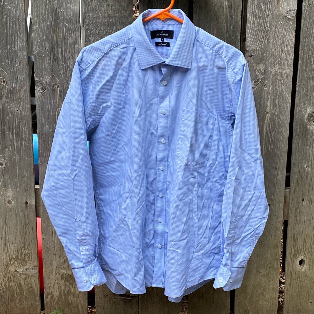 Jeff Banks tailored Button Down Dress Shirt 41